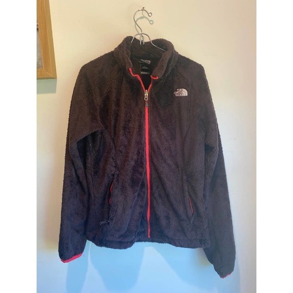 The North Face Jackets & Blazers - North Face Burgundy Fuzzy Jacket